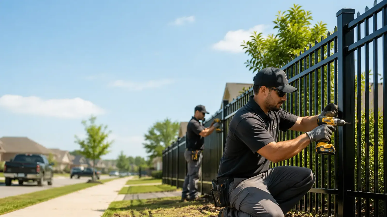 Metal Fence Installation in Hesperia, MI